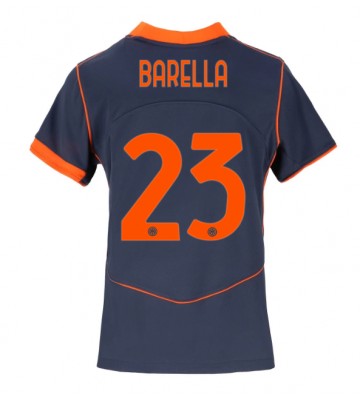 Inter Milan Nicolo Barella #23 Tredjetröja Dam 2025-26 Kortärmad